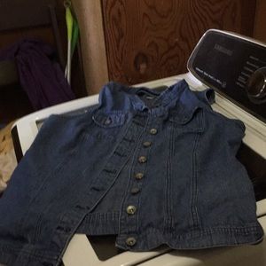 Cato denim vest
